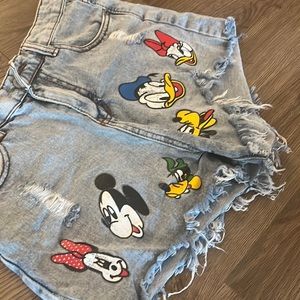 Disney Jean shorts